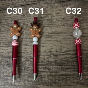 Beaded Christmas Pen